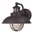 Perfecttwinkle 10 in. Harwich Dualux Outdoor Wall Light, Textured Black PE2681380